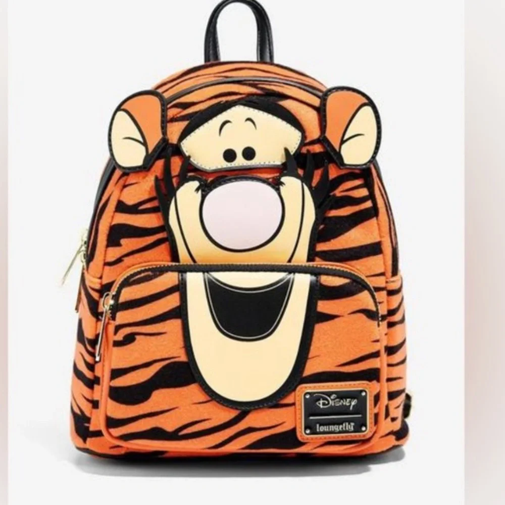 Loungefly Disney Tigger Orange and Black Mini Backpack